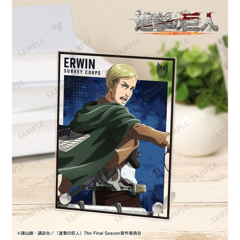『進撃の巨人』描き下ろし エルヴィン 戦う背中ver. 第2弾 A6アクリルパネル
