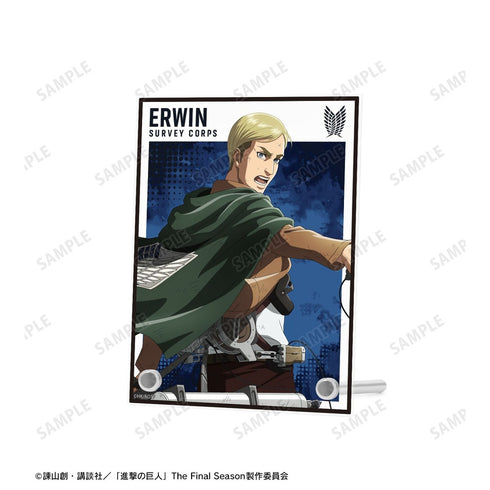 『進撃の巨人』描き下ろし エルヴィン 戦う背中ver. 第2弾 A6アクリルパネル