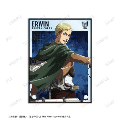 『進撃の巨人』描き下ろし エルヴィン 戦う背中ver. 第2弾 A6アクリルパネル