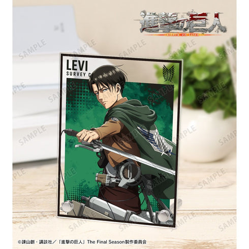 『進撃の巨人』描き下ろし リヴァイ 戦う背中ver. 第2弾 A6アクリルパネル