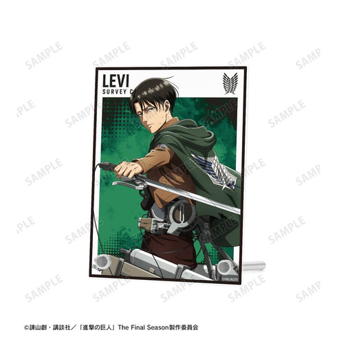 『進撃の巨人』描き下ろし リヴァイ 戦う背中ver. 第2弾 A6アクリルパネル