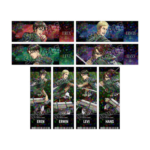 『進撃の巨人』描き下ろし 戦う背中ver. 第2弾 トレーディングホログラムチケット風カード(単位/BOX)