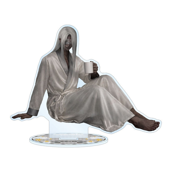 "Moji-ka-ka" Original Illustration: Silver-Haired Man (Loungewear Ver.) BIG Acrylic Stand