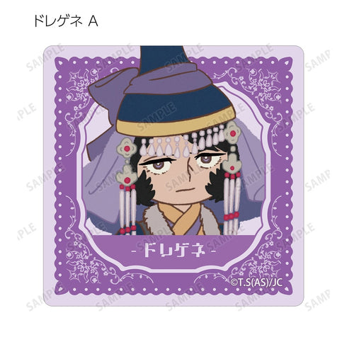 『天幕のジャードゥーガル』ドレゲネ ミニダイカットステッカー4枚セット