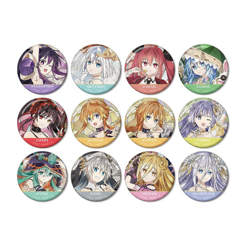 『デート・ア・ライブV』トレーディング Aure Glass グリッター缶バッジ(単位/BOX)