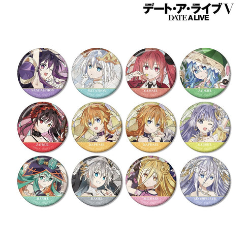 『デート・ア・ライブV』トレーディング Aure Glass グリッター缶バッジ(単位/BOX)