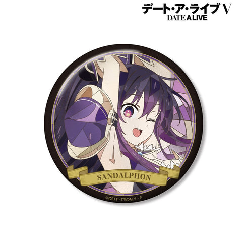 『デート・ア・ライブV』夜刀神十香 Aure Glass 100mm缶バッジ