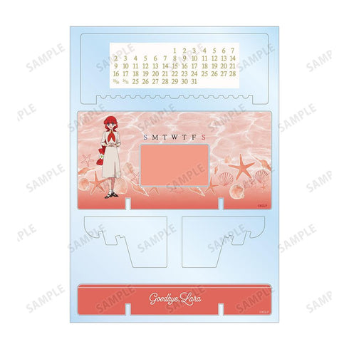 《再見啦,拉拉》拉拉 桌上型壓克力永久月曆 ver.B
