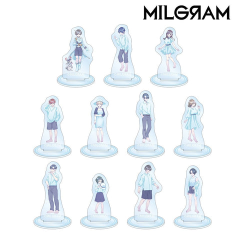 『MILGRAM -ミルグラム-』描き下ろし 潮風のあしあとver. トレーディングミニアクリルスタンド(単位/BOX)