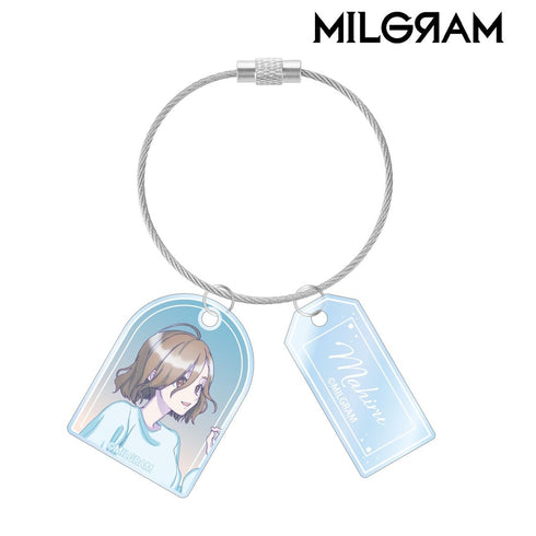 『MILGRAM -ミルグラム-』描き下ろし マヒル 潮風のあしあとver. 2連ワイヤーアクリルキーホルダー