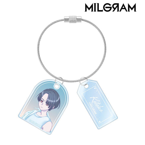 『MILGRAM -ミルグラム-』描き下ろし コトコ 潮風のあしあとver. 2連ワイヤーアクリルキーホルダー