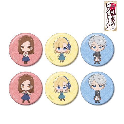 『手札が多めのビクトリア』トレーディング ちびキャラ 缶バッジ(単位/BOX)