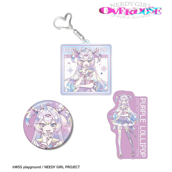 《NEEDY GIRL OVERDOSE》紫色棒棒糖 Ani-Art KAWAII label 伴手礼套装