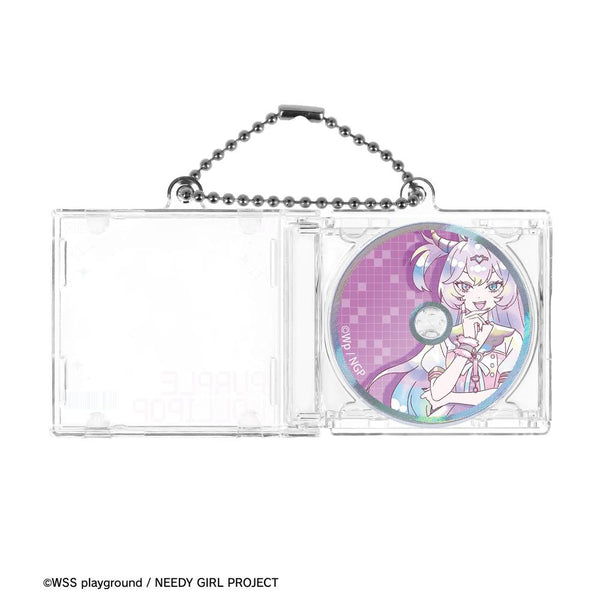 『NEEDY GIRL OVERDOSE』パープル・ロリポップ Ani-Art KAWAII label CDジャケット型キーホルダー