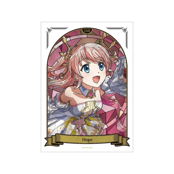 "Shoujo☆Kageki Revue Starlight" Nonomiya Larafin Aure Glass A3 Matte Poster