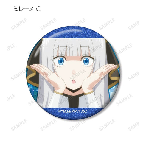 《少女遊戲世界對路人角色很嚴苛2》米蕾娜 場景圖閃粉徽章3入組