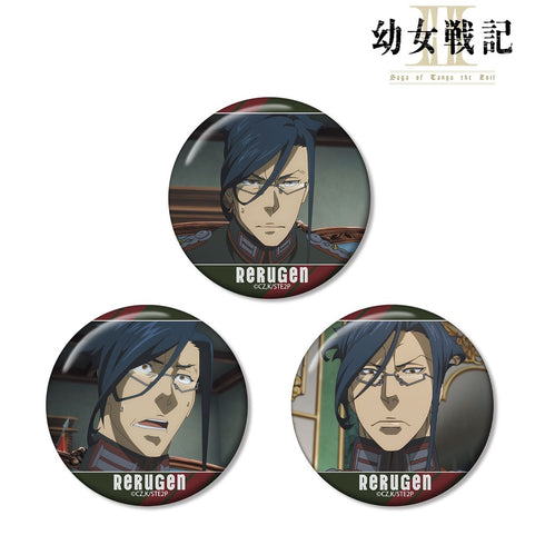 "The Saga of Tanya the Evil II" Lergen Scene-Themed Pin Badge 3-Piece Set
