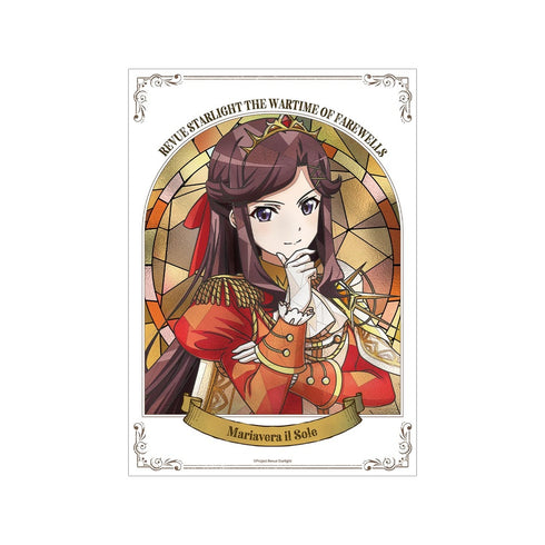 "Shoujo☆Kageki Revue Starlight" Maya Tenjou Aure Glass Series 2 A3 Matte Poster