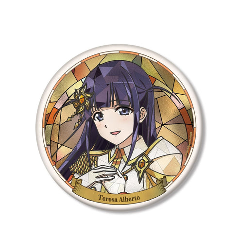 "Shoujo☆Kageki Revue Starlight" Mahiru Tsuyuzaki Aure Glass Series 2 BIG Pin Badge