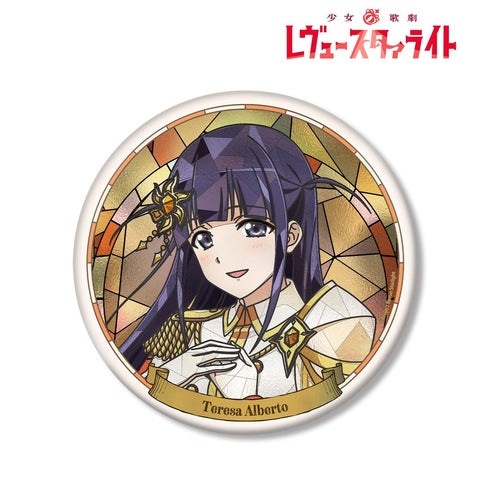"Shoujo☆Kageki Revue Starlight" Mahiru Tsuyuzaki Aure Glass Series 2 BIG Pin Badge