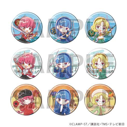 『魔法騎士レイアース』缶バッジ」04/コンプリートセット(全9種)(グラフアートイラスト)