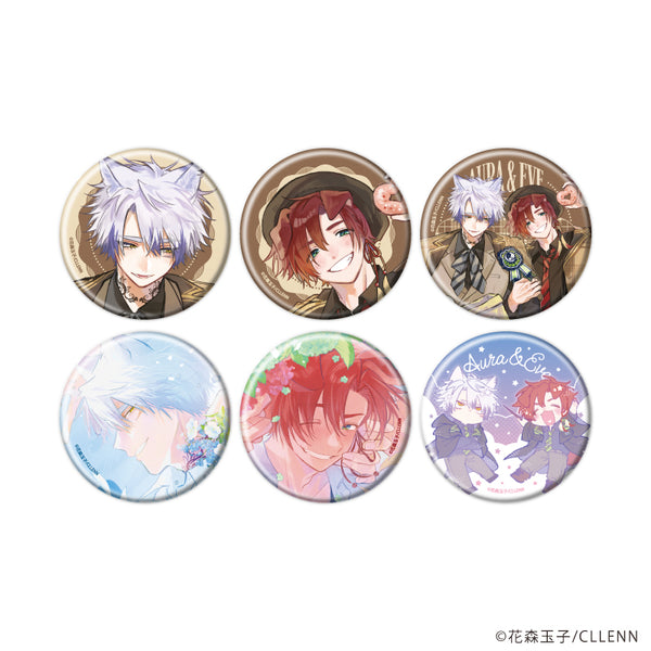 『ふたりよがりなメルティチャーム』缶バッジ01/コンプリートセット(全6種)(公式&描き下ろしイラスト)