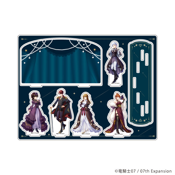 『うみねこのなく頃に』アクリルジオラマ05/集合デザインB(描き起こしイラスト)