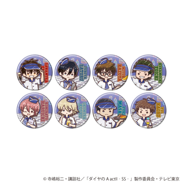 『ダイヤのA actII -Second Season-』缶バッジ11/ダイナーver. コンプリートセット(全8種)(グラフアートイラスト)