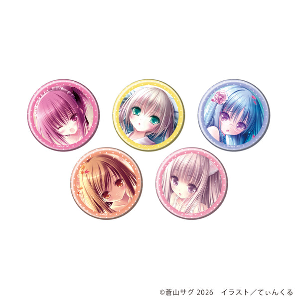 『ロウきゅーぶ!』缶バッジ02/コンプリートセット(全5種)(公式イラスト)