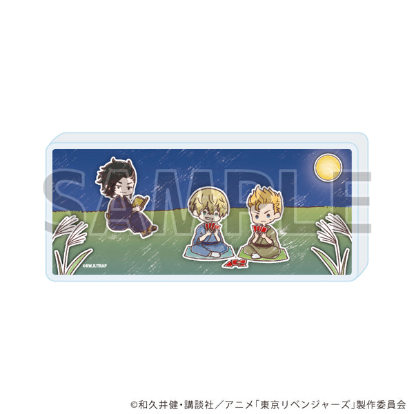 『東京リベンジャーズ』ミニアクリルブロック07/花垣 武道&松野 千冬&九井 一 月見ver.(グラフアートイラスト)
