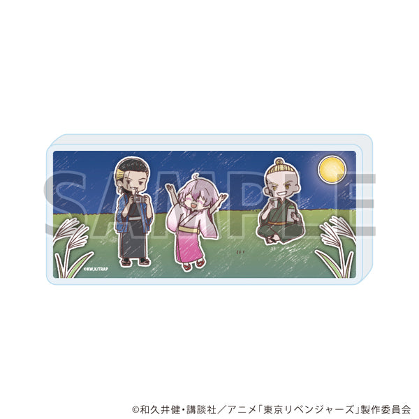 『東京リベンジャーズ』ミニアクリルブロック10/寺野 南&瓦城 千咒&明司 武臣 月見ver.(グラフアートイラスト)