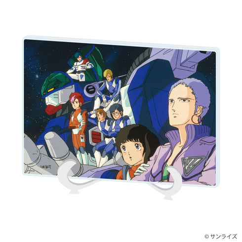 『蒼き流星SPTレイズナー』アクリルアートボード(A5サイズ)01/集合デザイン(場面写イラスト)