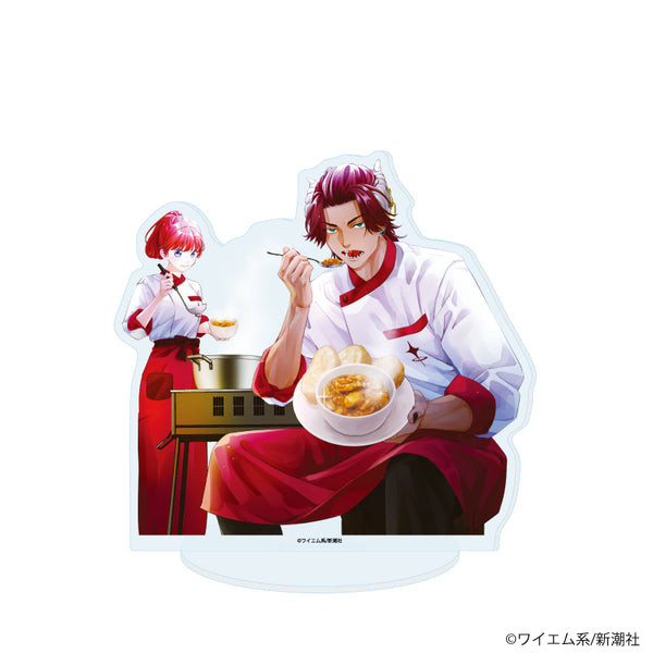 『魔王城の料理番 ~コワモテ魔族ばかりだけど、ホワイトな職場です~』アクリルスタンド02/B(公式イラスト)