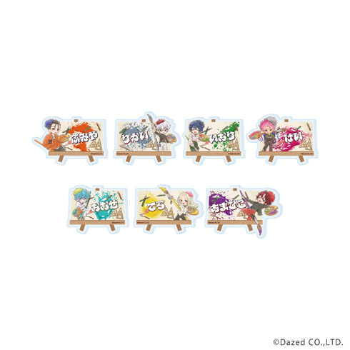『カリスマ』おなまえアクリルプレートバッジ01/芸術家ver. コンプリートセット(全7種)(グラフアートイラスト)