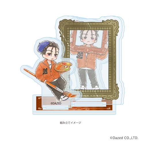 "Charisma" Acrylic Stand Plate 01 / Fumiya Ito - Art Version (Graph Art Illustration)