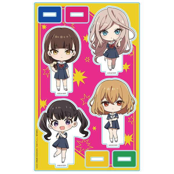 『対ありでした。~お嬢さまは格闘ゲームなんてしない~』アクリルキャラスタンド 綾&美緒&夕&珠樹 夏制服ver.