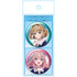 "I Want to Be in Love Until You Die" Metallic Pin Set (2-Piece) Sheena & Mimi