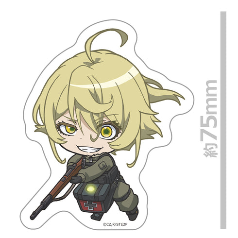 『幼女戦記』ダイカットステッカー にやりターニャ