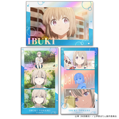 『上伊那ぼたん、酔へる姿は百合の花』サムネイルキラステッカーセット 砺波いぶき