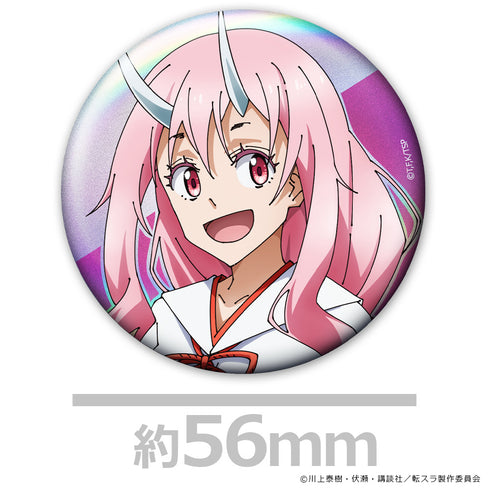 『転生したらスライムだった件』オーロラ缶バッジ2個セット シュナ