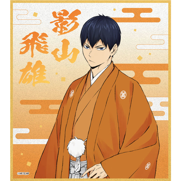 《排球少年!!》閃粉壓克力色紙 影山飛雄 烏野・稻荷崎 新春版