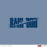 "Baki-do" Scene Illustration T-Shirt 1 (Spending the Whole Day in Martial Arts) Cement Blue