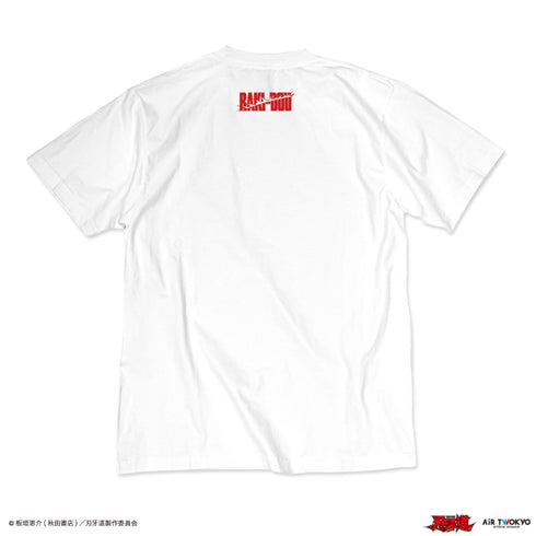『刃牙道』シーンイラストTシャツ 5(範馬勇次郎・宮本武蔵)ホワイト