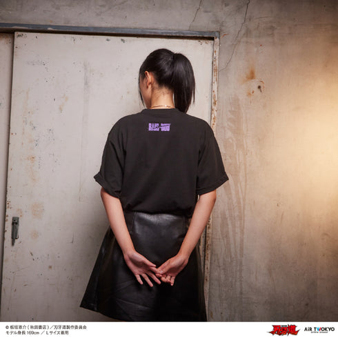 『刃牙道』シーンイラストTシャツ 6(花山薫)ブラック