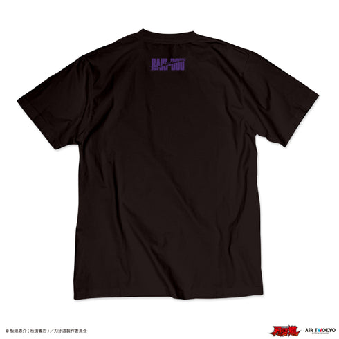 『刃牙道』シーンイラストTシャツ 6(花山薫)ブラック