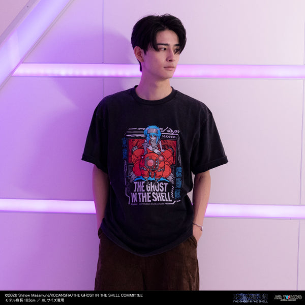 『攻殻機動隊 THE GHOT IN THE HELL』サイバーグラフィックTシャツ 2(草薙素子・フチコマ)