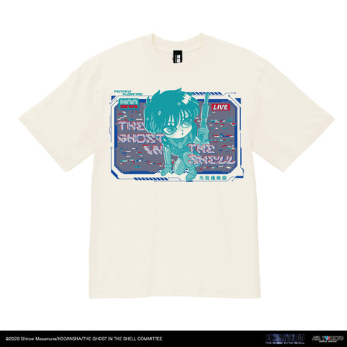 『攻殻機動隊 THE GHOT IN THE HELL』サイバーグラフィックTシャツ 6(報道)