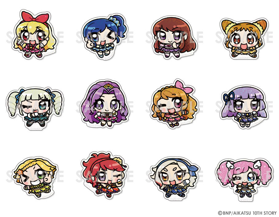 アイカツ!シリーズ』トレーディングきらきらクリアステッカー