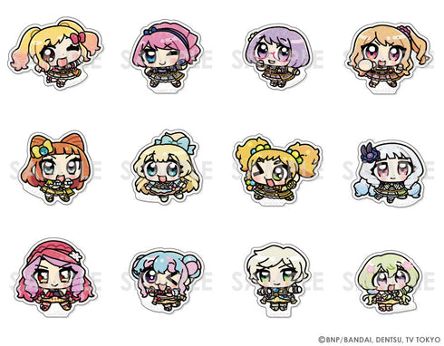 『アイカツ!シリーズ』トレーディングきらきらクリアステッカー -アイカツスターズ!BOX- Illustrated byあにゃ