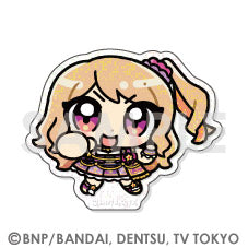 『アイカツ!シリーズ』トレーディングきらきらクリアステッカー -アイカツスターズ!BOX- Illustrated byあにゃ